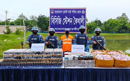 সাতক্ষীরায় ৩৩ লক্ষ টাকার ফেন্সিডিল ও ভারতীয় ঔষধ জব্দ